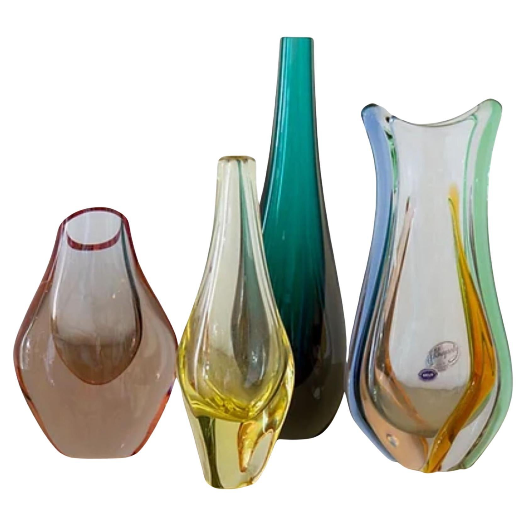 Group of Four Heavy Vases For Sale at 1stDibs
