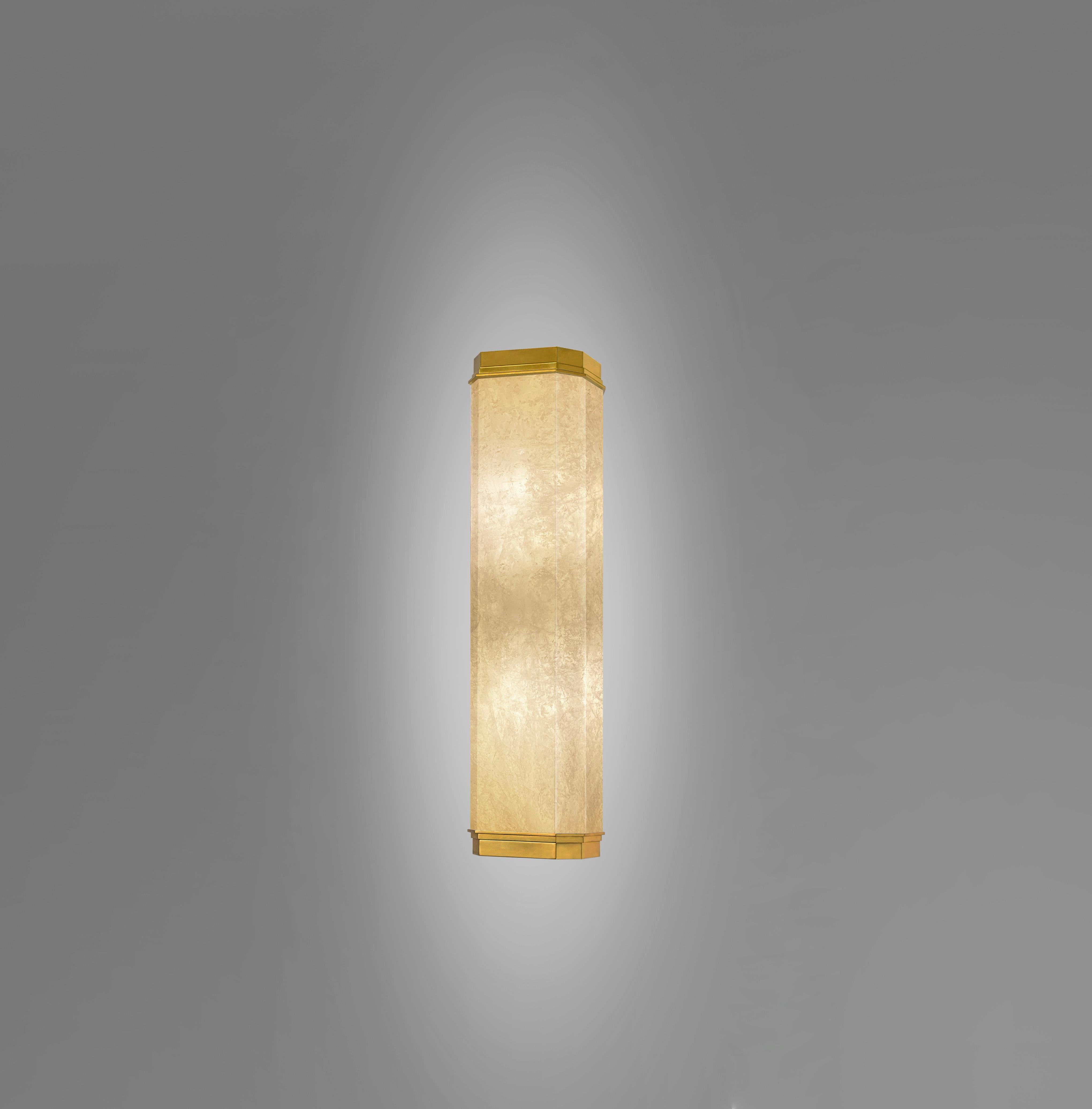 Contemporary Group of Four HNP Rock Crystal Sconces by Phoenix For Sale