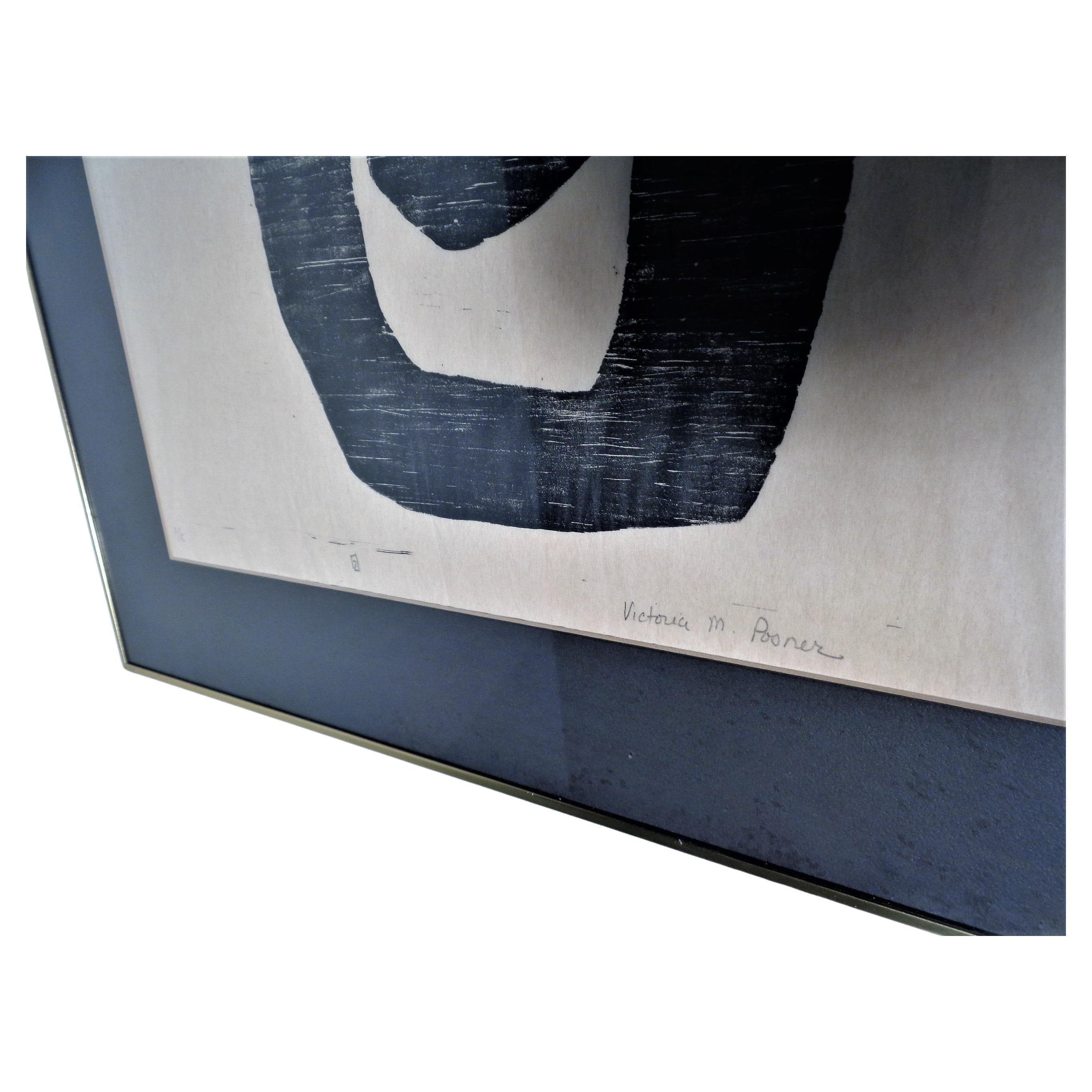 Group of  Three Japanese Modernist Inspired Screen Prints, Circa 1970-1980 1
