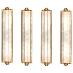 Used Lumiere Rock Crystal Sconces by Phoenix