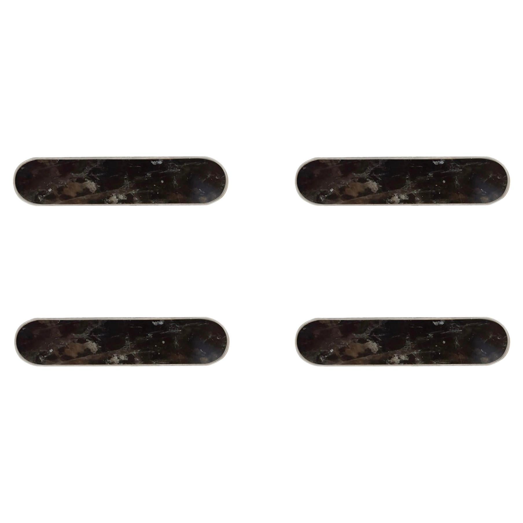 Group of Four Rock Crystal Handles by Phoenix For Sale