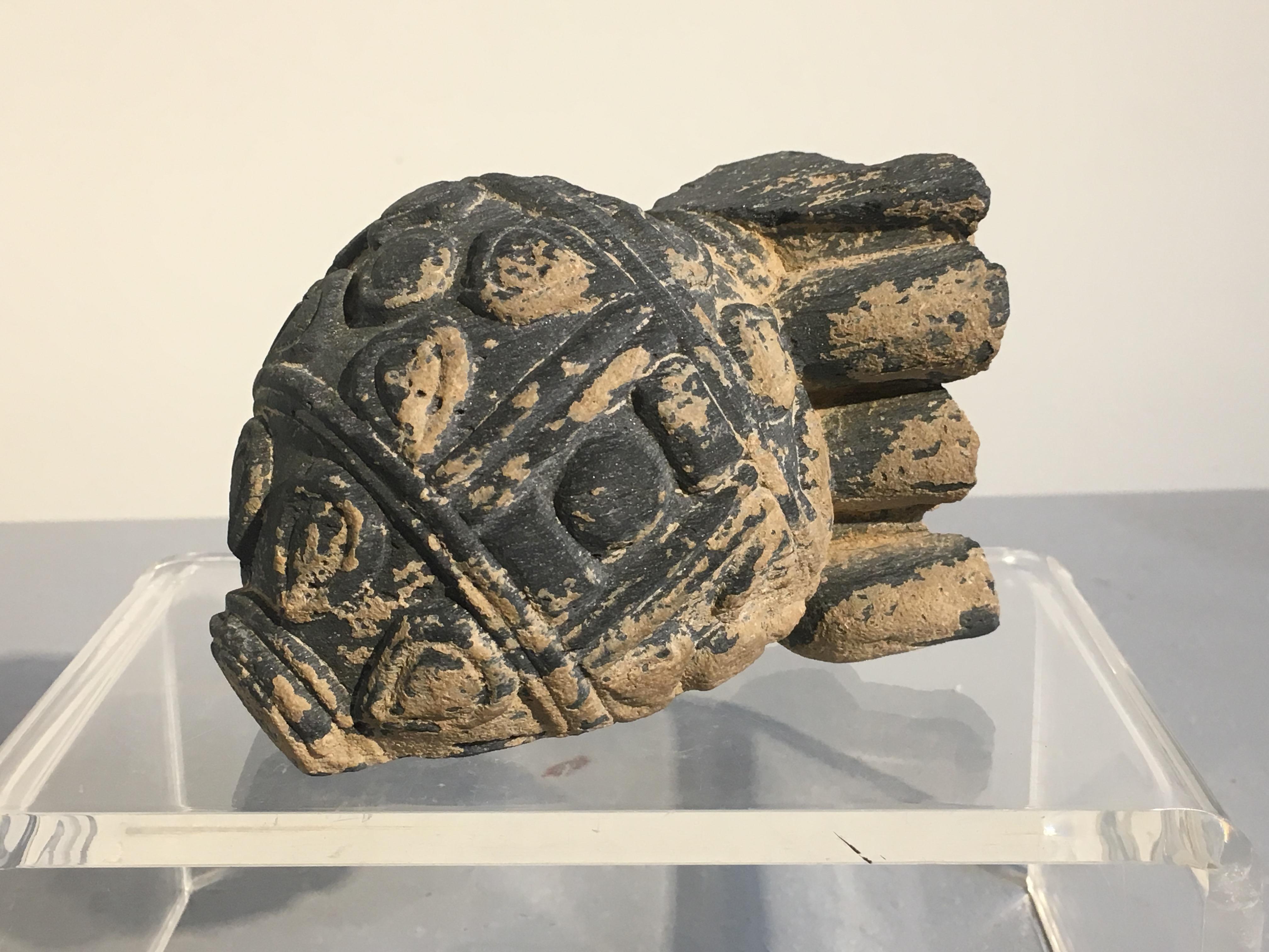 18th Century and Earlier Group of Gandharan Carved Schist Sculptural Fragments, 3rd-5th Century