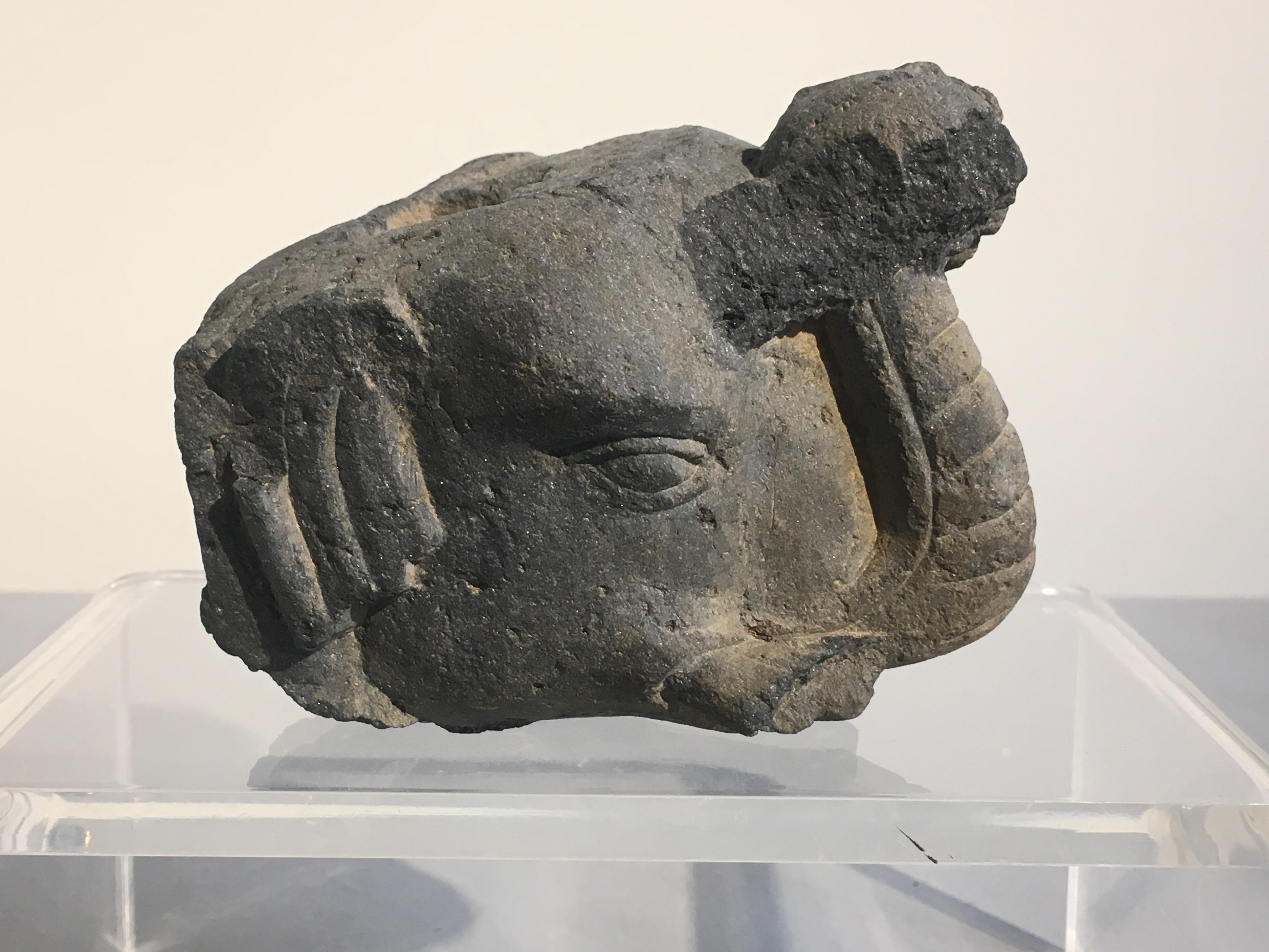 Group of Gandharan Carved Schist Sculptural Fragments, 3rd-5th Century 2