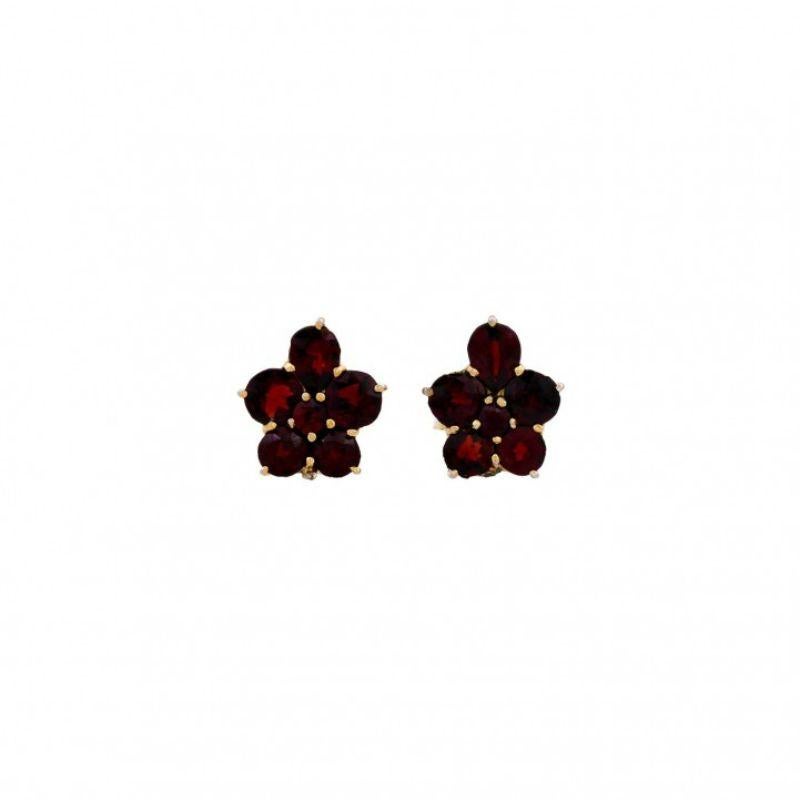 Group of Garnet Jewelry 4 Pieces For Sale 1