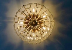 Group of Kalmar Palazzo chandelier Gilt with glass elements, 1970, Austria