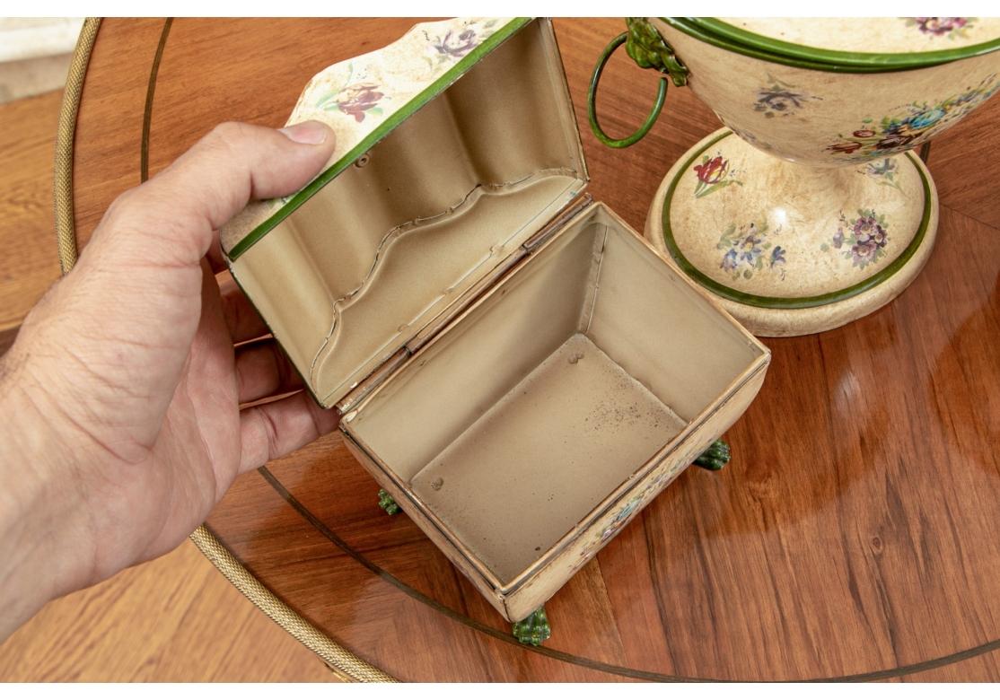 Grupo De Cajas Decorativas De Vajilla Italiana A Juego en venta 2