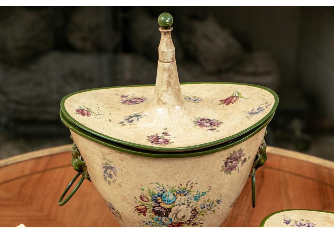 Grupo De Cajas Decorativas De Vajilla Italiana A Juego Pintado a mano en venta