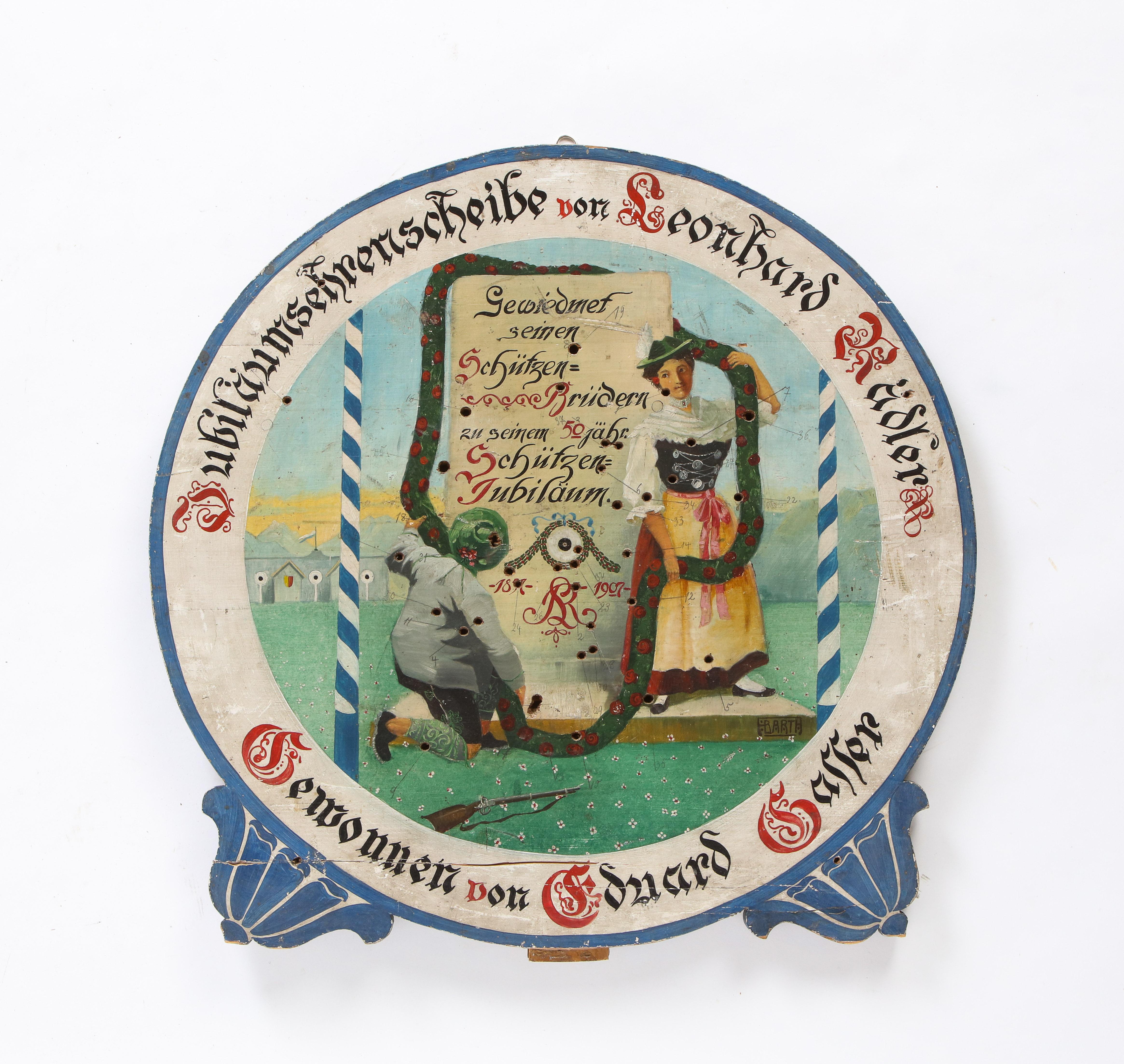 Group of Nine Assorted Trade Boards and Signs, Probably Austrian, 20th Century 10