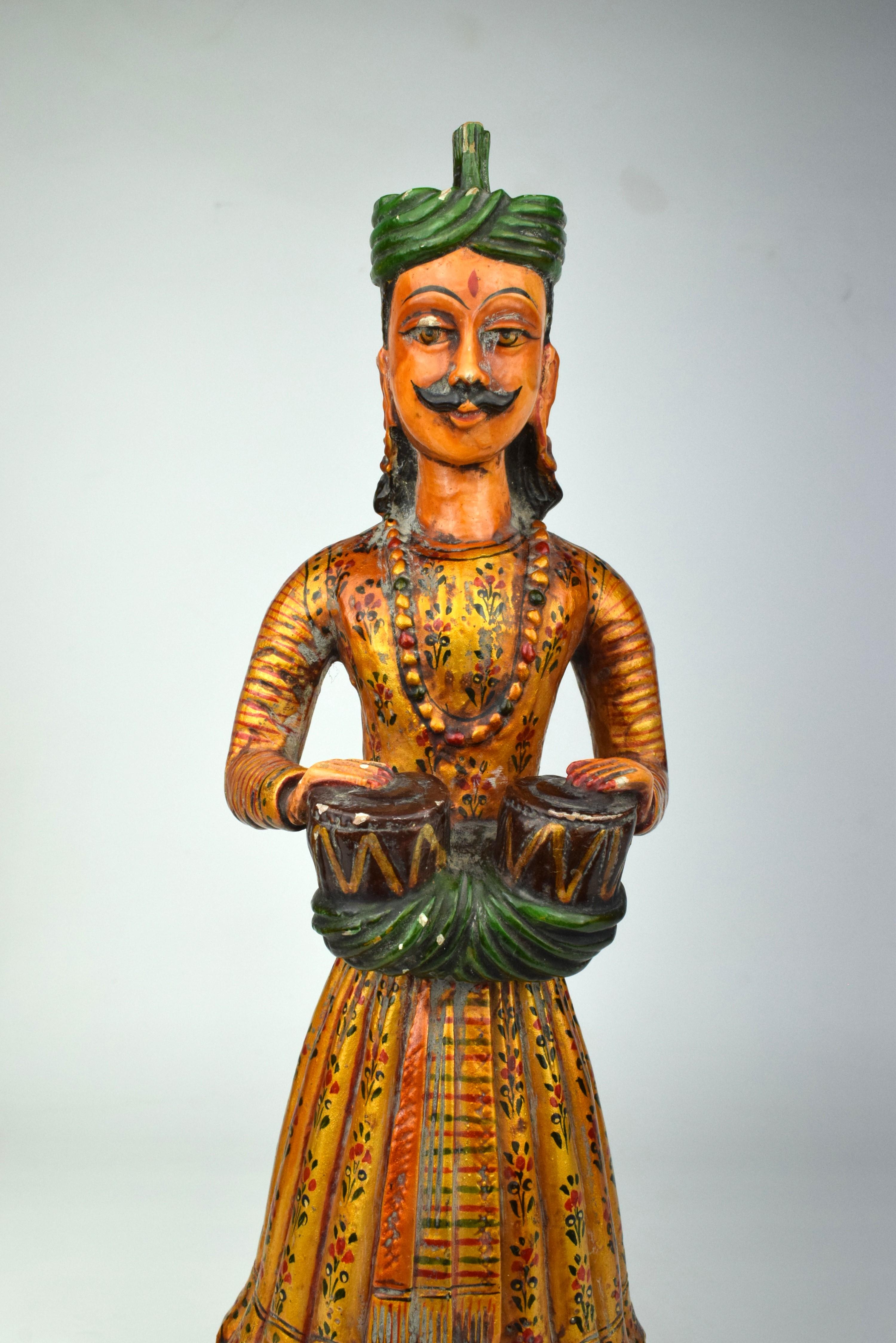 Anglo-Indian Group of Rajasthani Musicians, 19th Century  For Sale