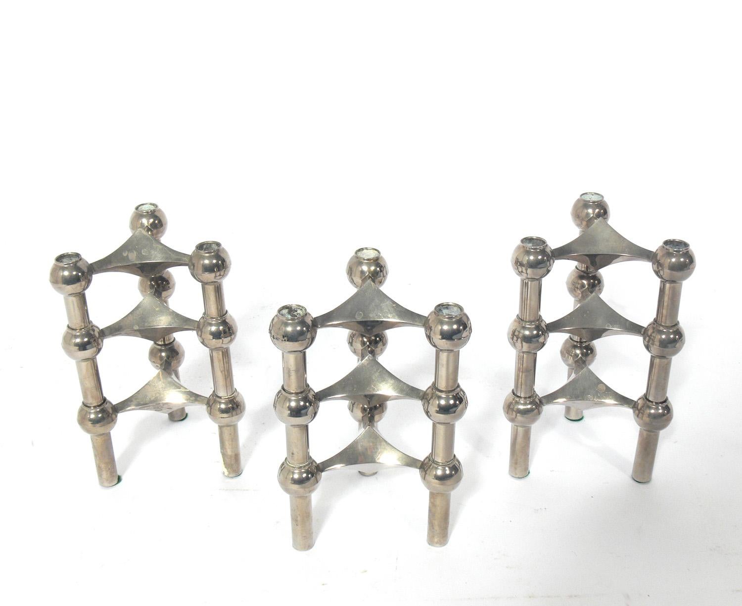 interlocking candle holders