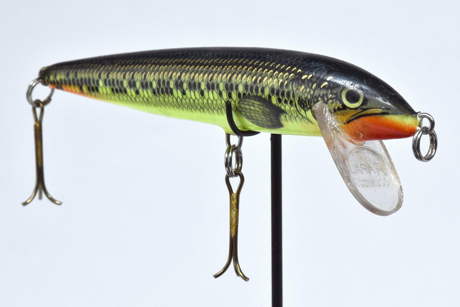 Machine-Made Group of Seven Freshwater Fishing Lures Collected from Lake Tahoe California