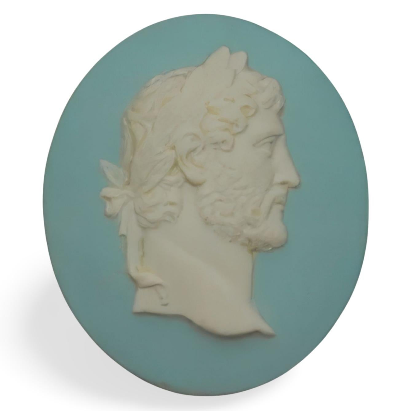 English Group of seven portrait medallions, Wedgwood, circa 1780 For Sale