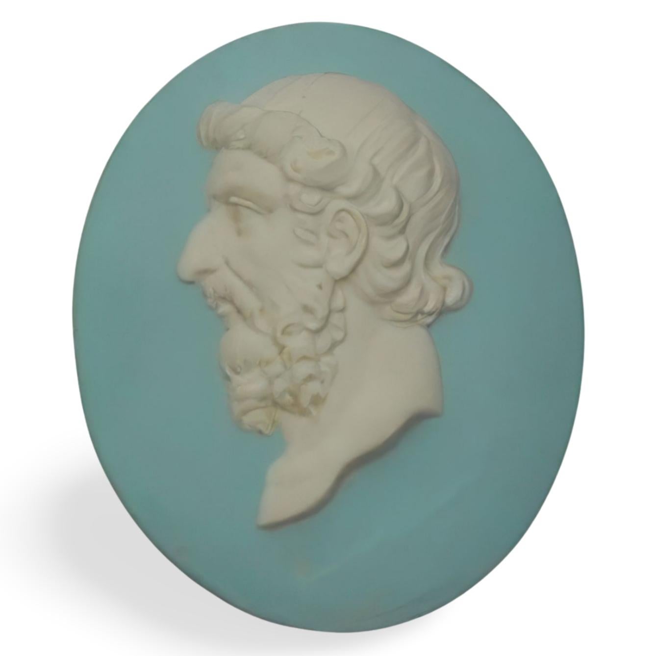 Group of seven portrait medallions, Wedgwood, circa 1780 In Excellent Condition For Sale In Melbourne, Victoria