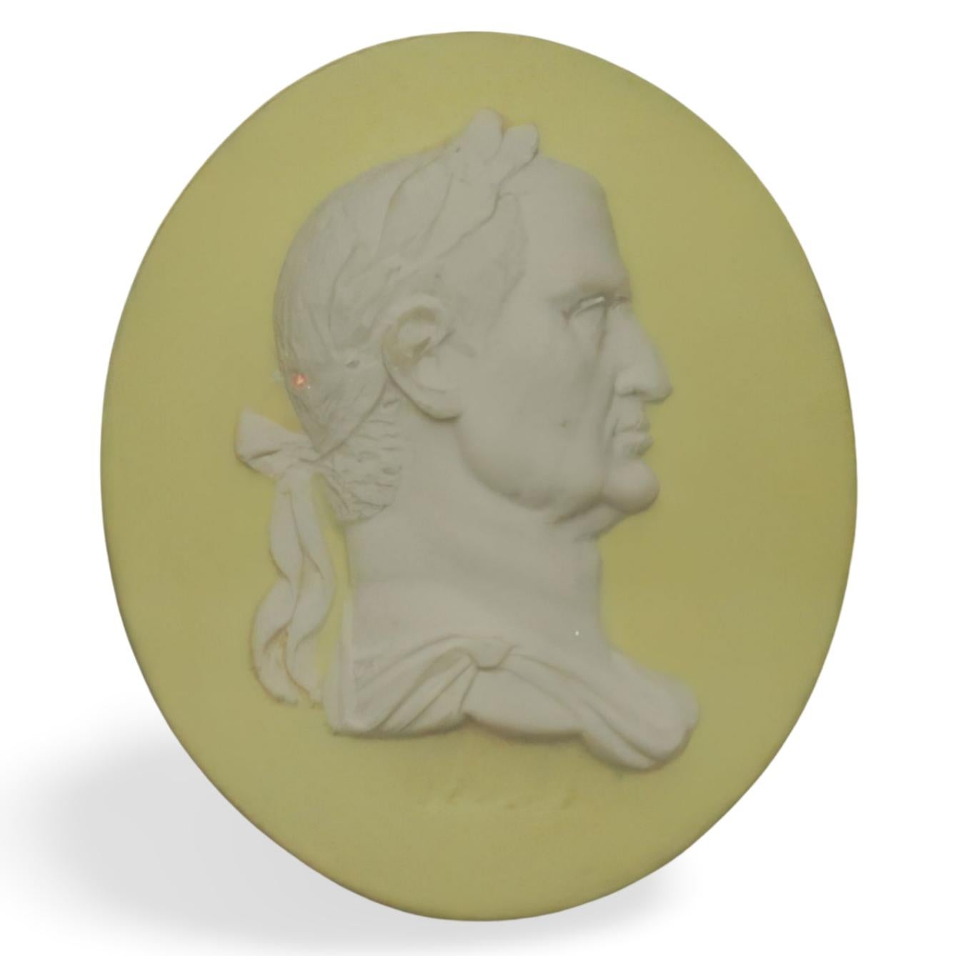 19th Century Group of seven portrait medallions, Wedgwood, circa 1780 For Sale