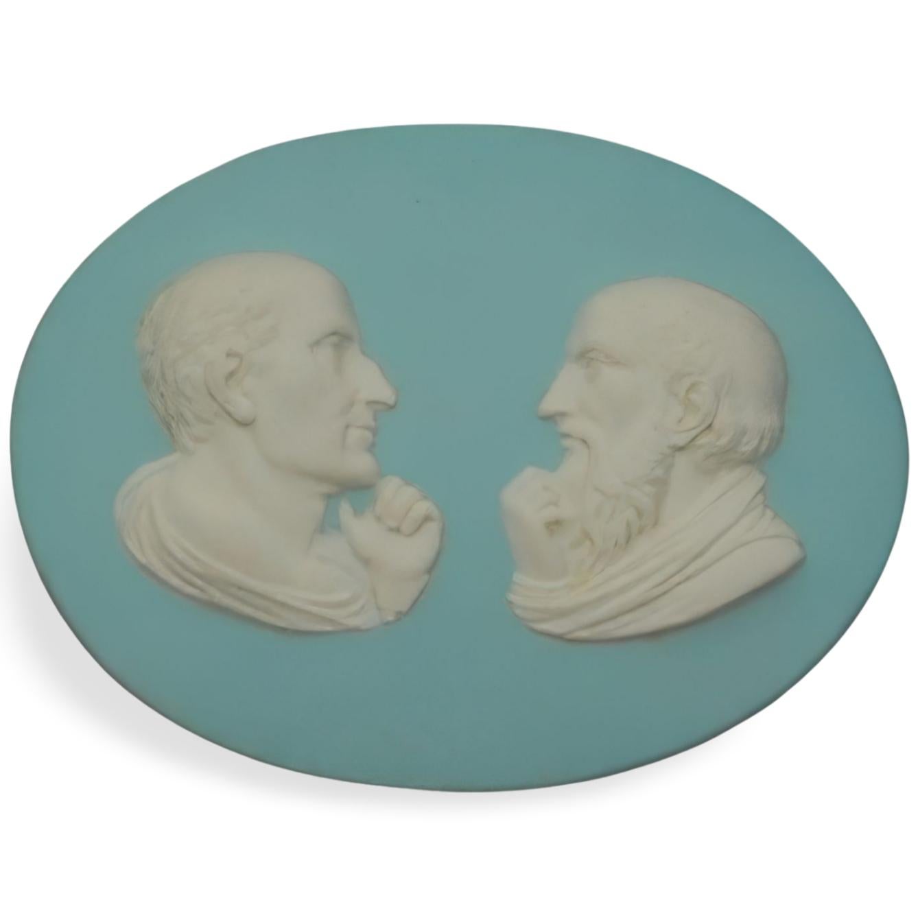 Group of seven portrait medallions, Wedgwood, circa 1780 For Sale 1