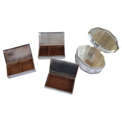 Group of Silver plated Boxes