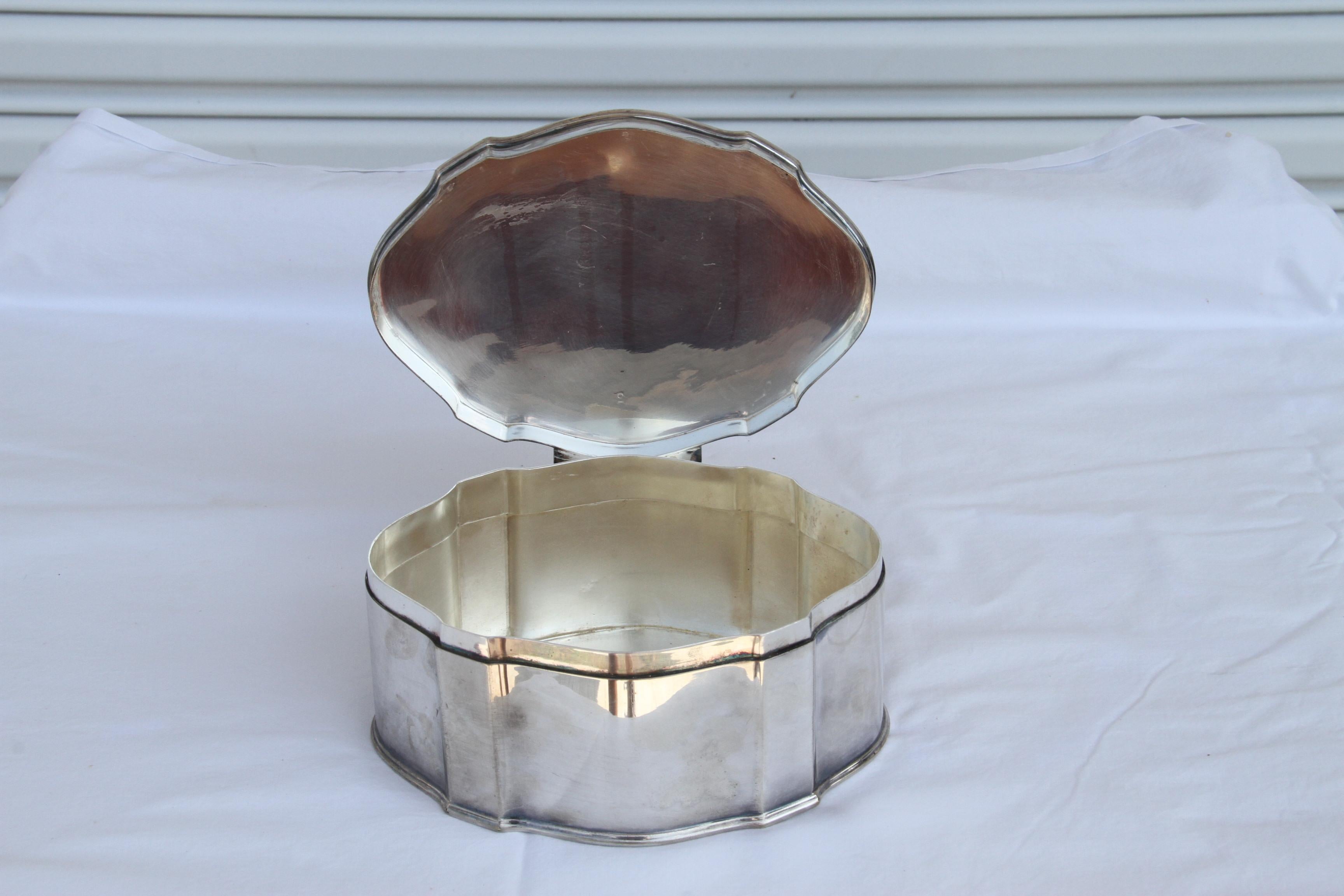 Grupo de cajas plateadas Metal en venta