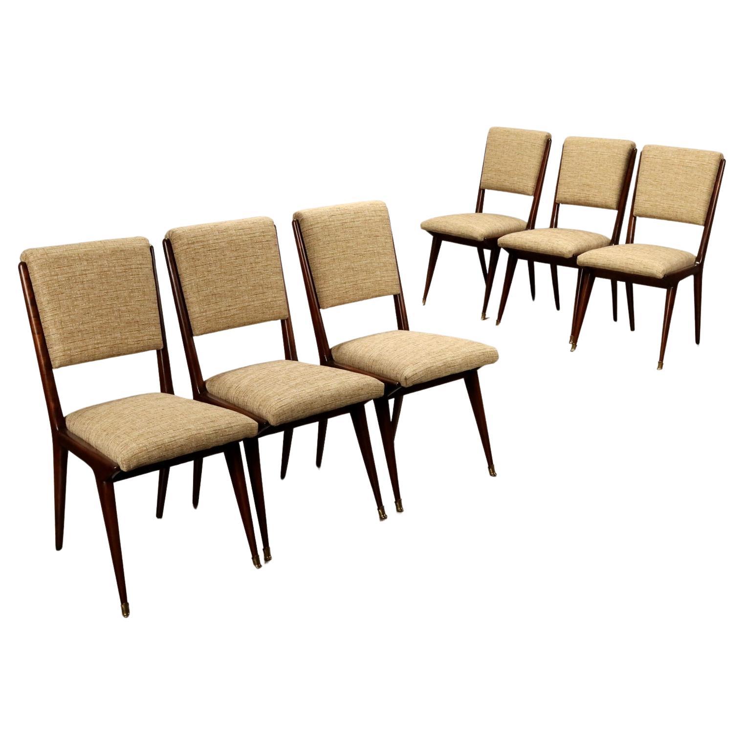 Group of six 50's restored Chairs