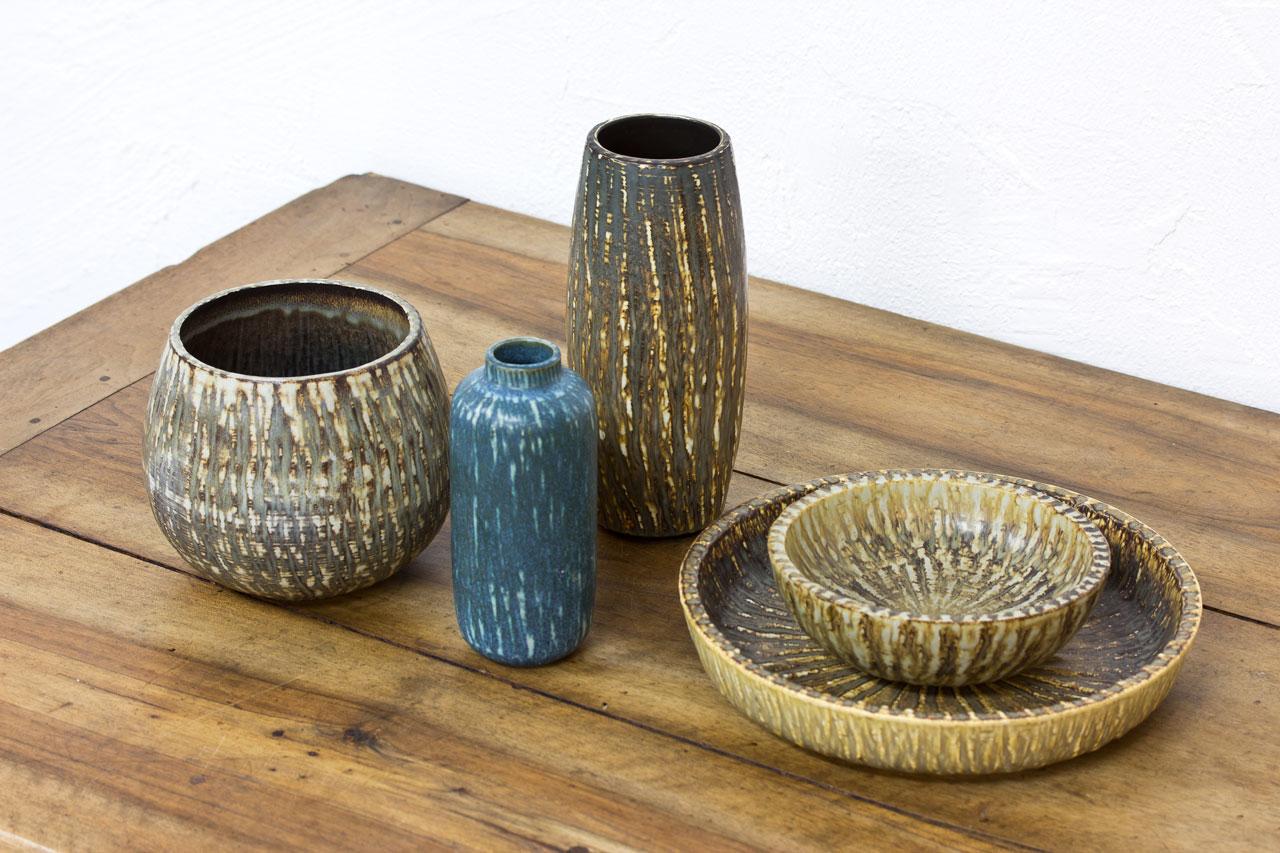 Scandinavian Modern Group of Swedish Ceramics by Gunnar Nylund for Rörstrand