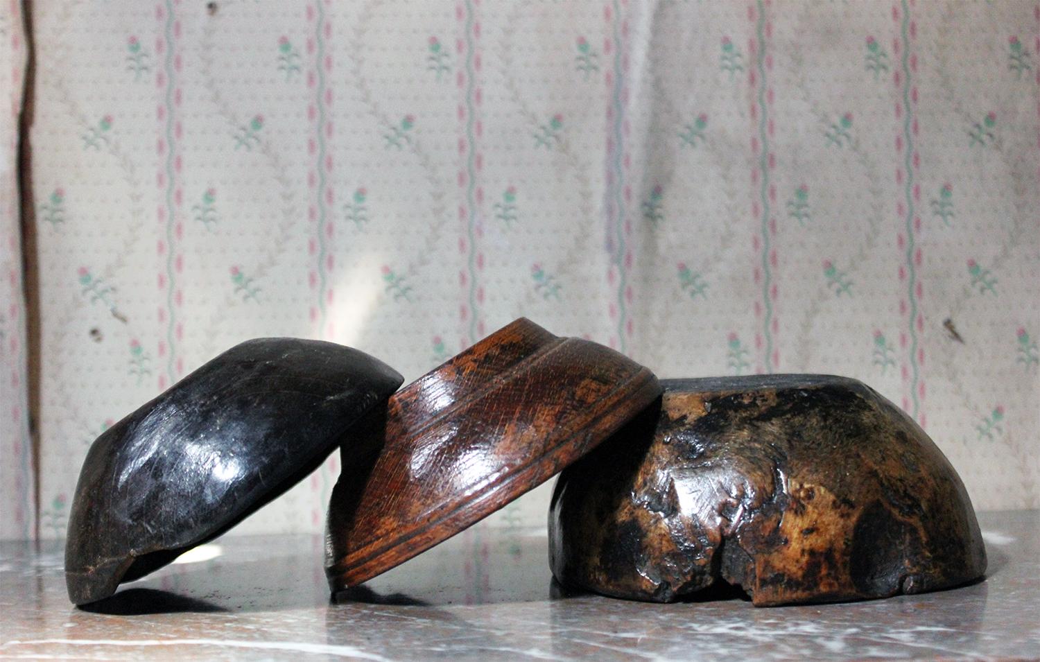 English Group of Three 19th Century Treen Bowls