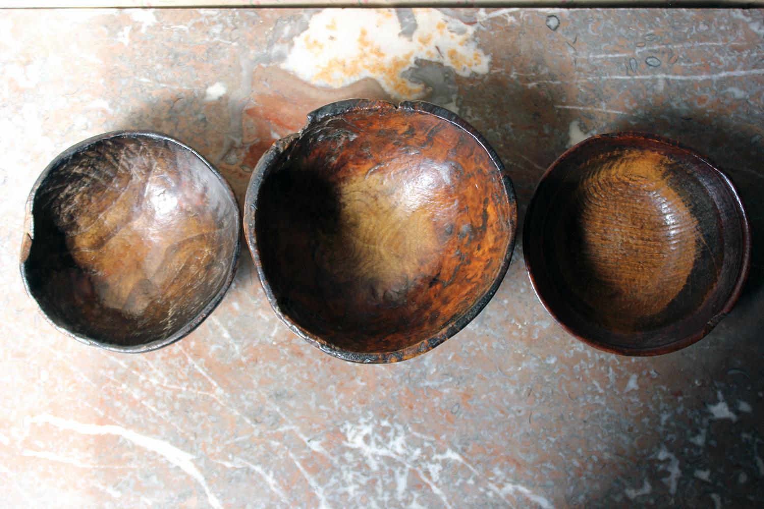 Group of Three 19th Century Treen Bowls 2