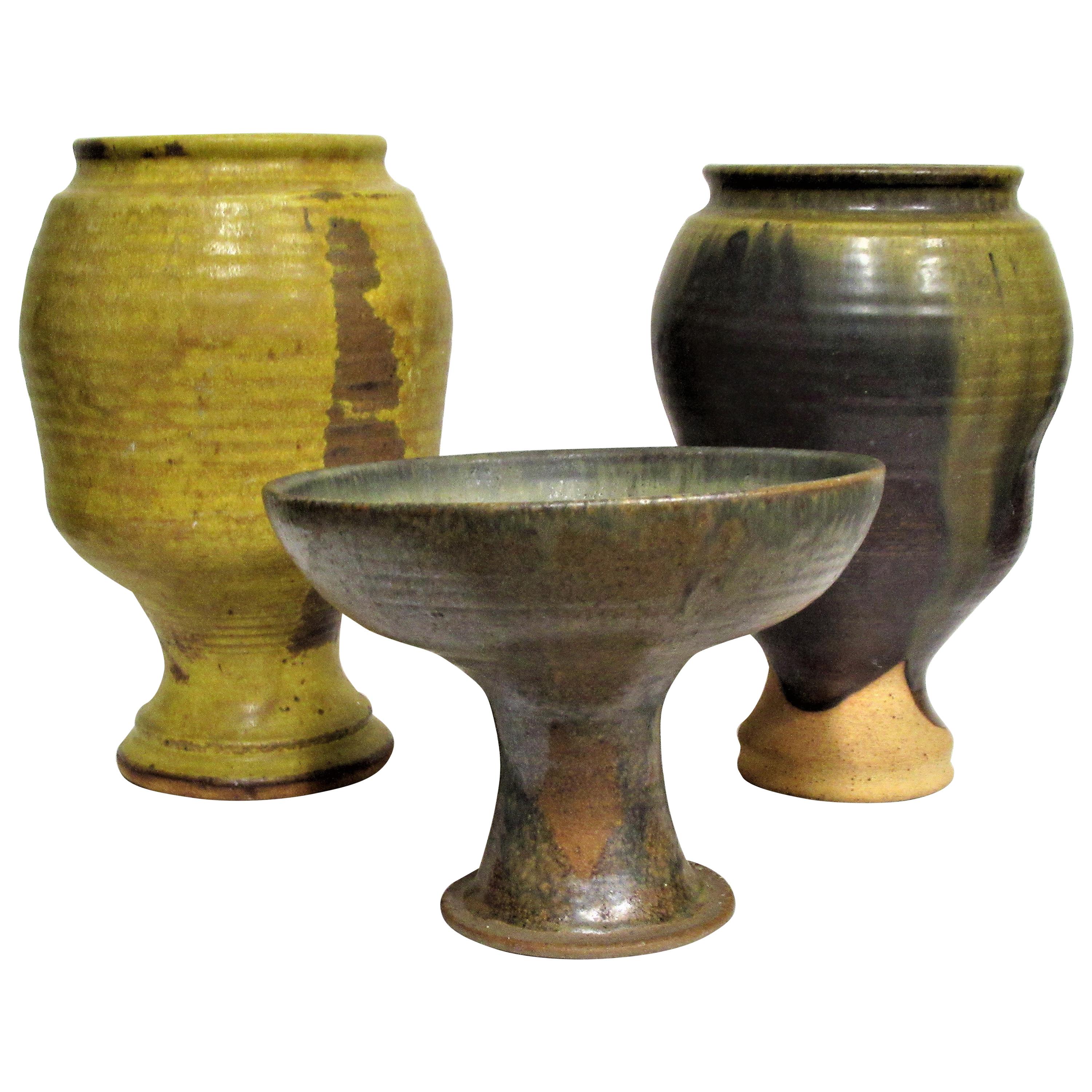 1960's Alfred University Ceramic Vases