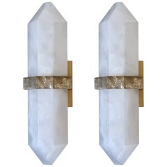 Groupe de trois appliques DDN Rock Crystal de Phoenix