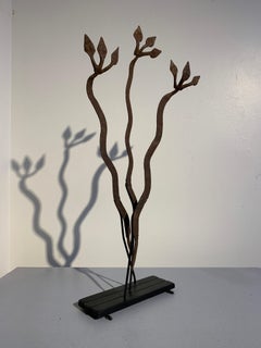 Groupe de trois monnaies serpent de fer à trois têtes Lobi:: fin du 20e siècle