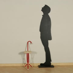 Group of Three Stools Ivan Loss Sandrigarden Metal Plastic, 1980s