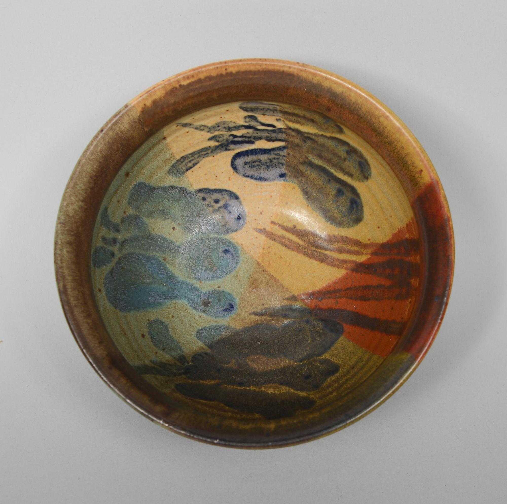 Groupe de trois bols en poterie de studio de William Creitz en vente 4