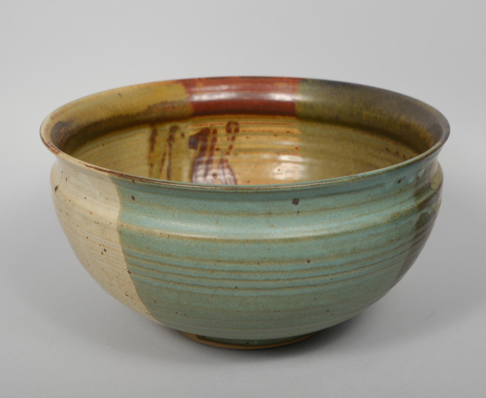 American Group of Three Studio Pottery Bowls by William Creitz For Sale