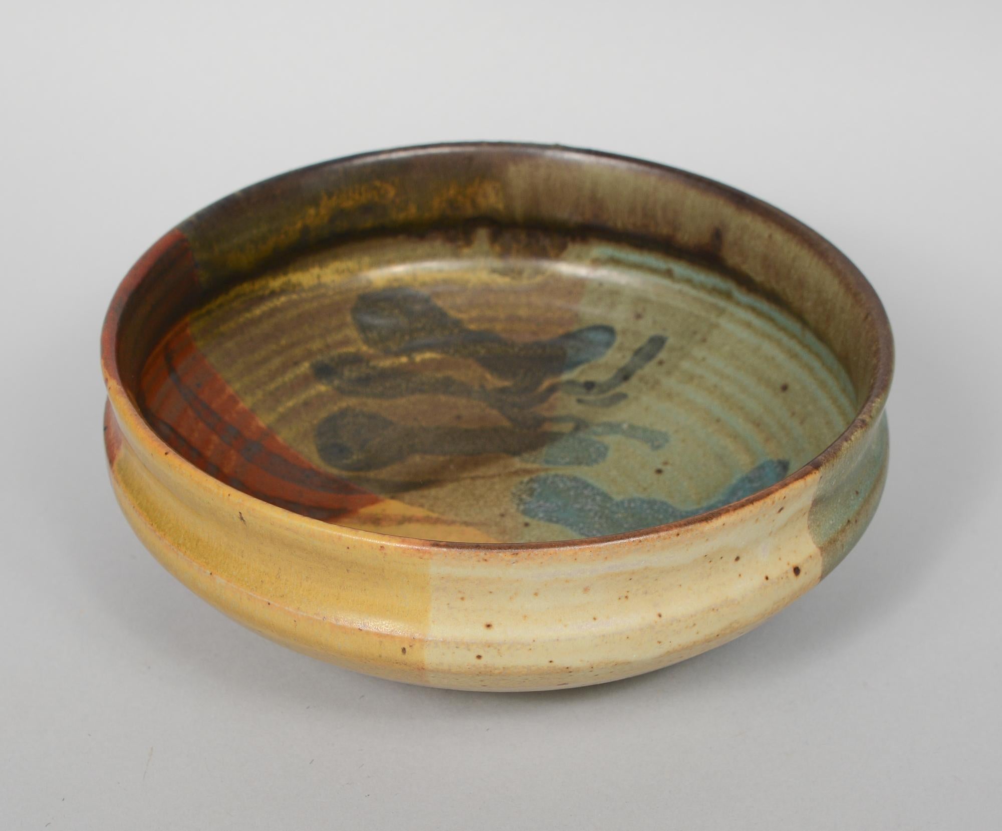 20th Century Group of Three Studio Pottery Bowls by William Creitz For Sale