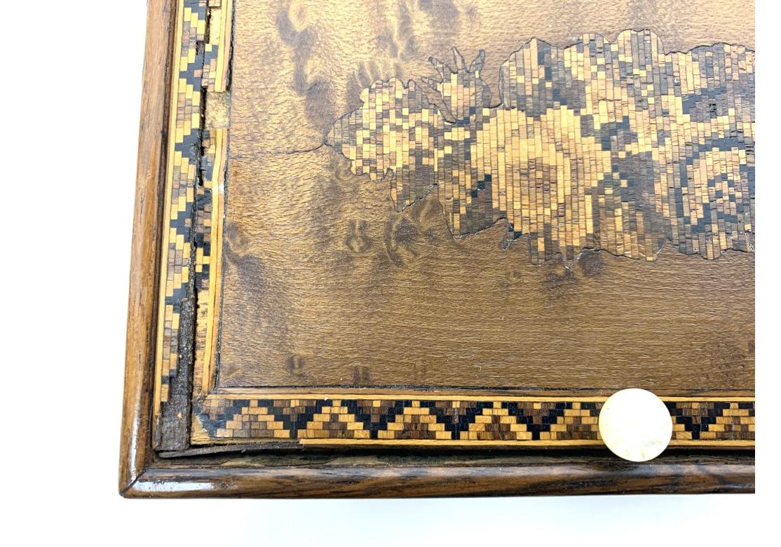 Grupo De Cajas De Mesa Victorianas De Tunbridge Ware en venta 6