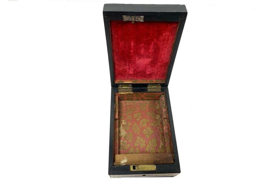 Grupo De Cajas De Mesa Victorianas De Tunbridge Ware Inglés en venta