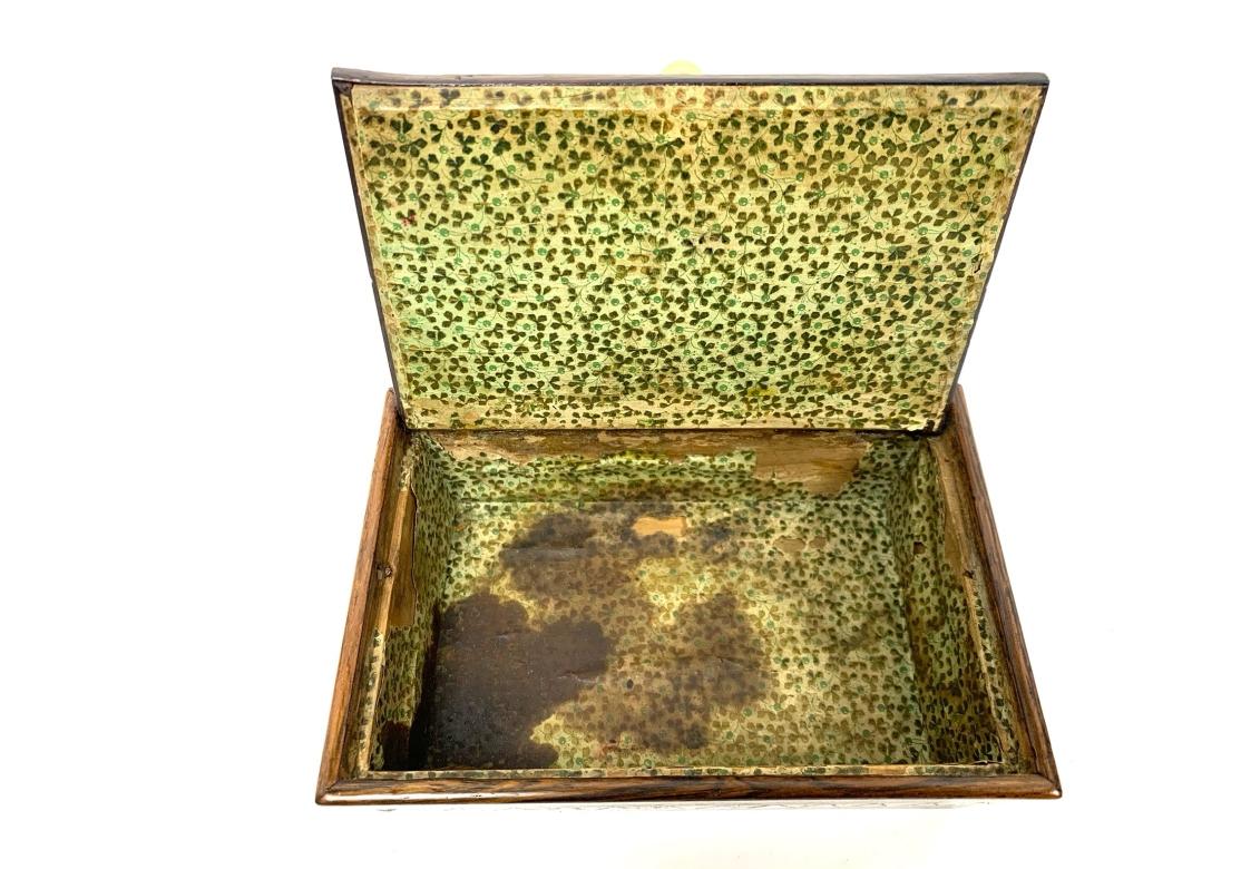 Grupo De Cajas De Mesa Victorianas De Tunbridge Ware Nácar en venta