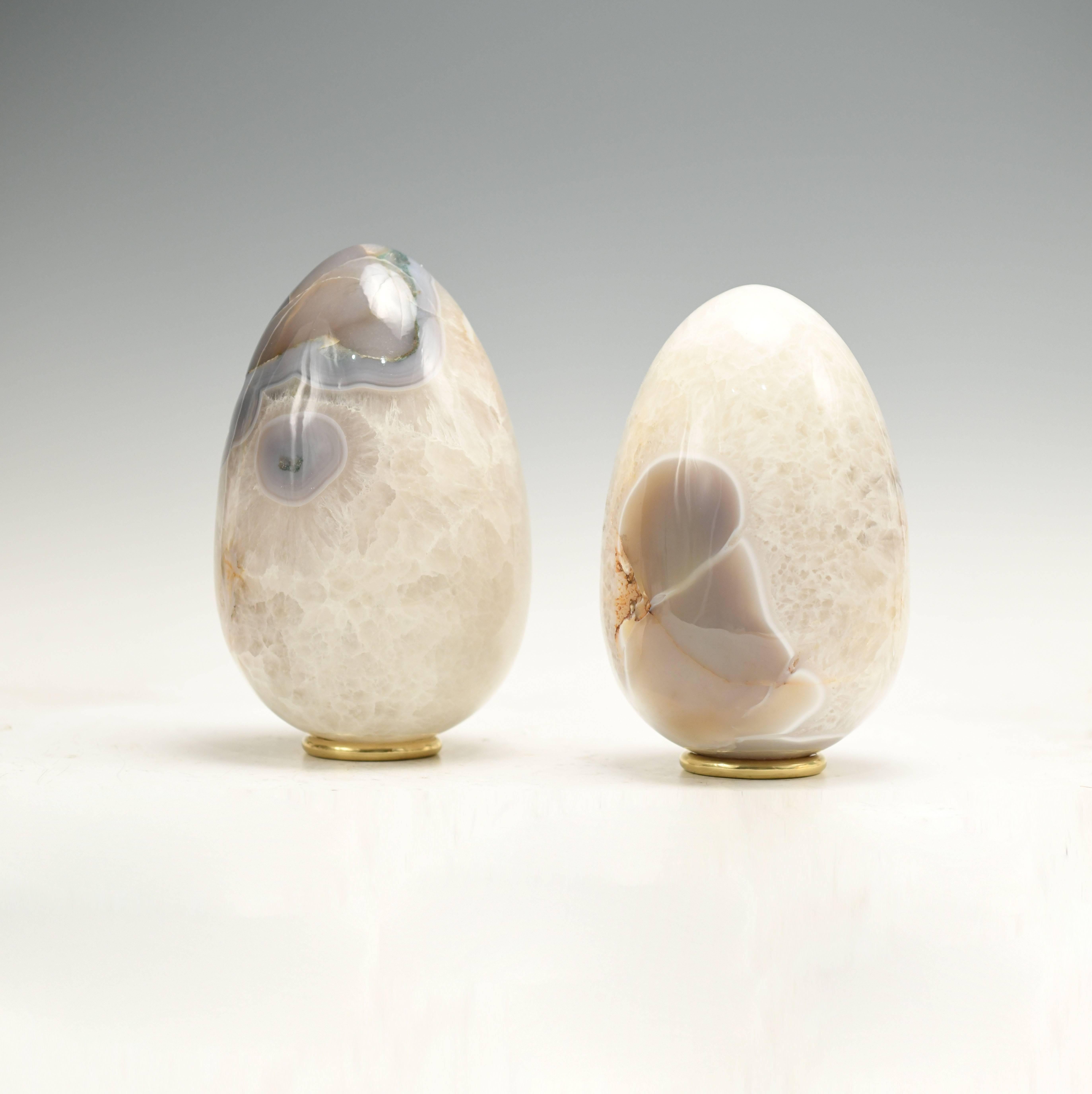 Group of Two Agate Sculptures In Excellent Condition In New York, NY