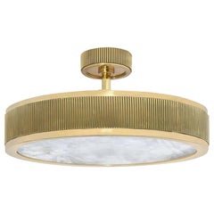 BSR24 Rock Crystal Semi FlushMounts by Phoenix
