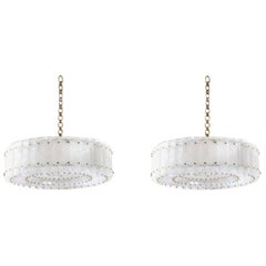 Group of Two CWB Rock Crystal Chandelier by Phoenix