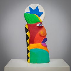 Group of Unique Vibrant Sculptures by Clemens Briels, Netherlands 1990s