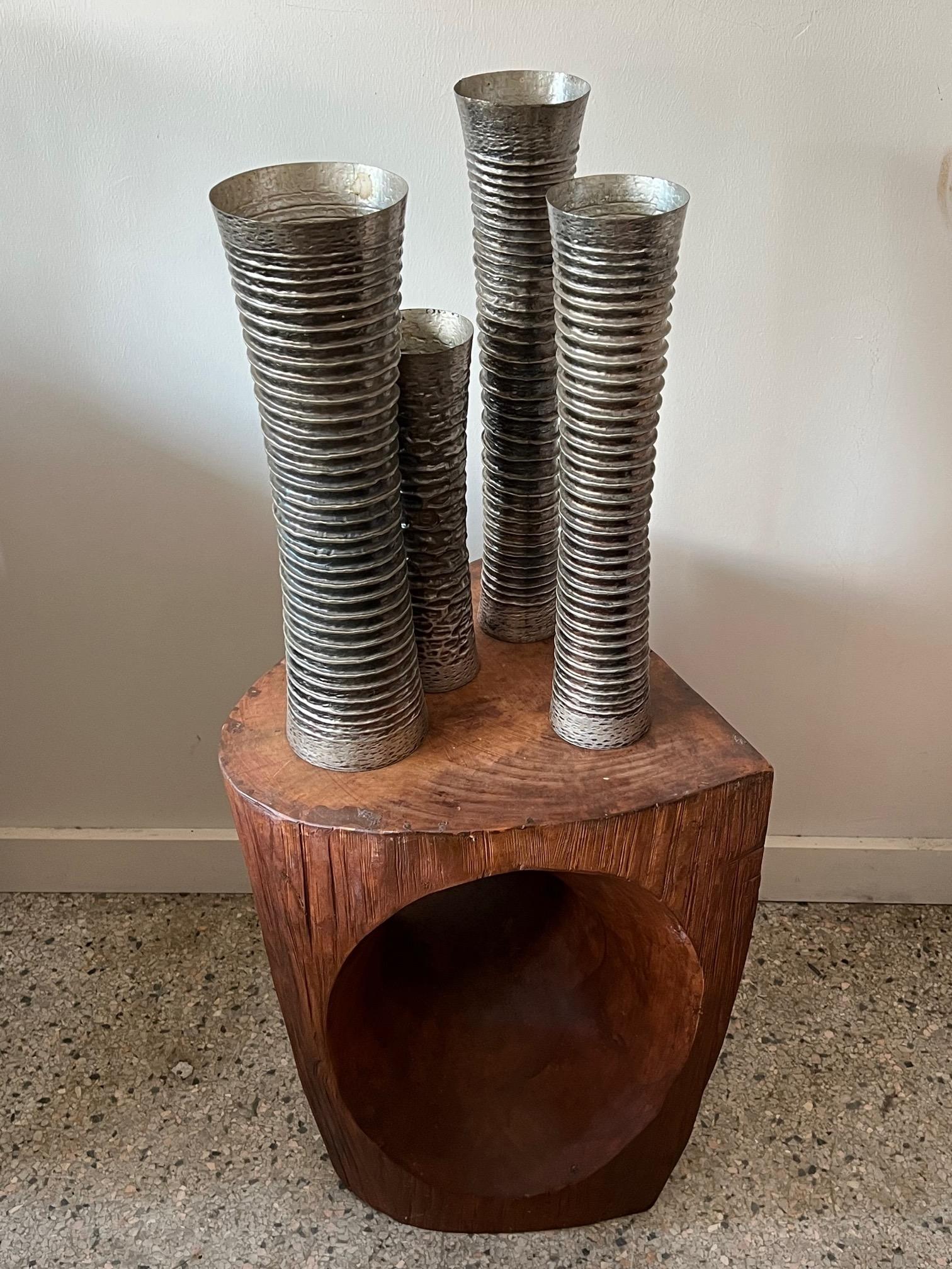 italien Groupe de vases de l'Atelier des Orfevres des années 1970 en vente
