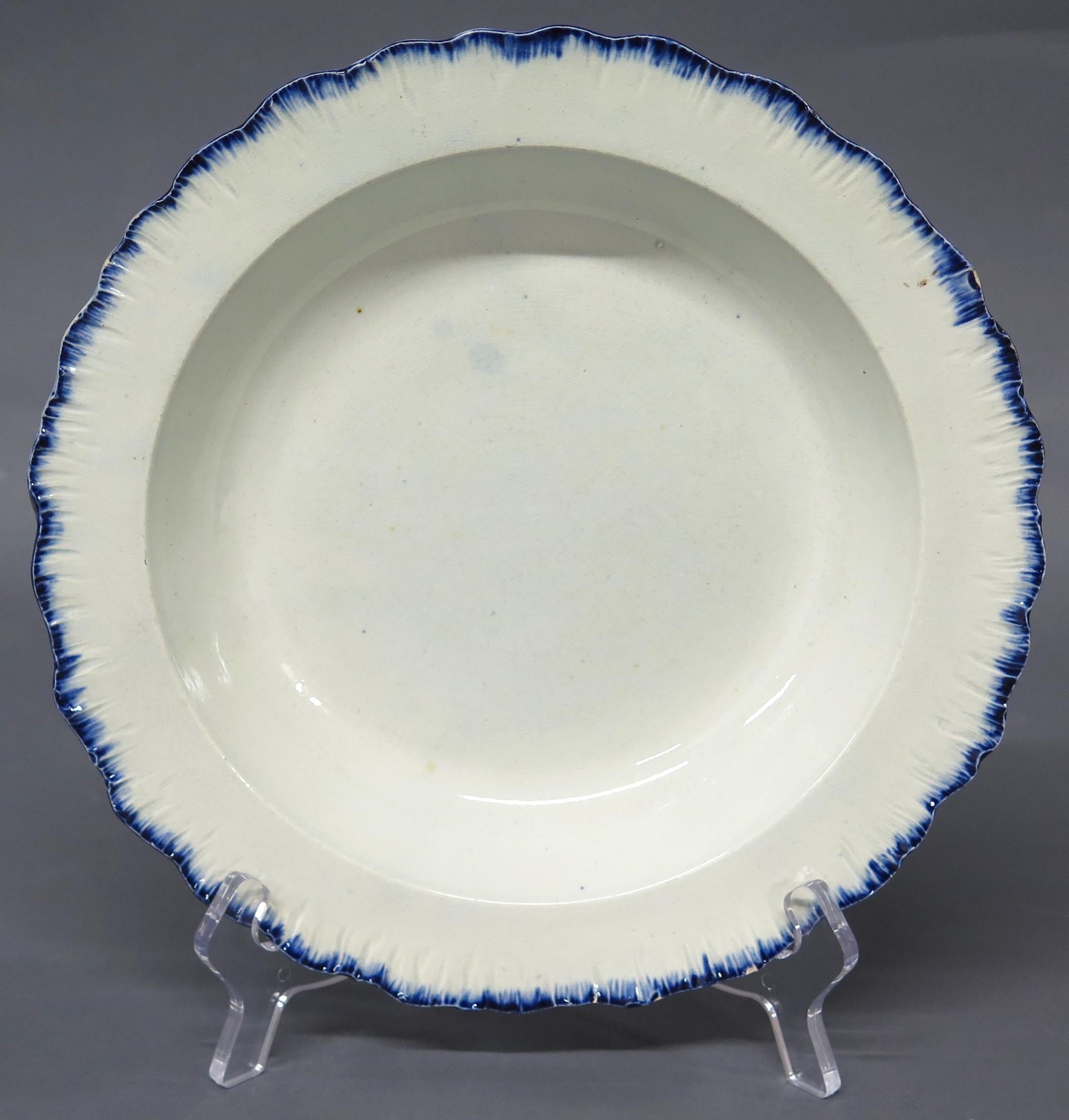 Group of Wedgwood Feather Edge Creamware / Pearlware For Sale 1
