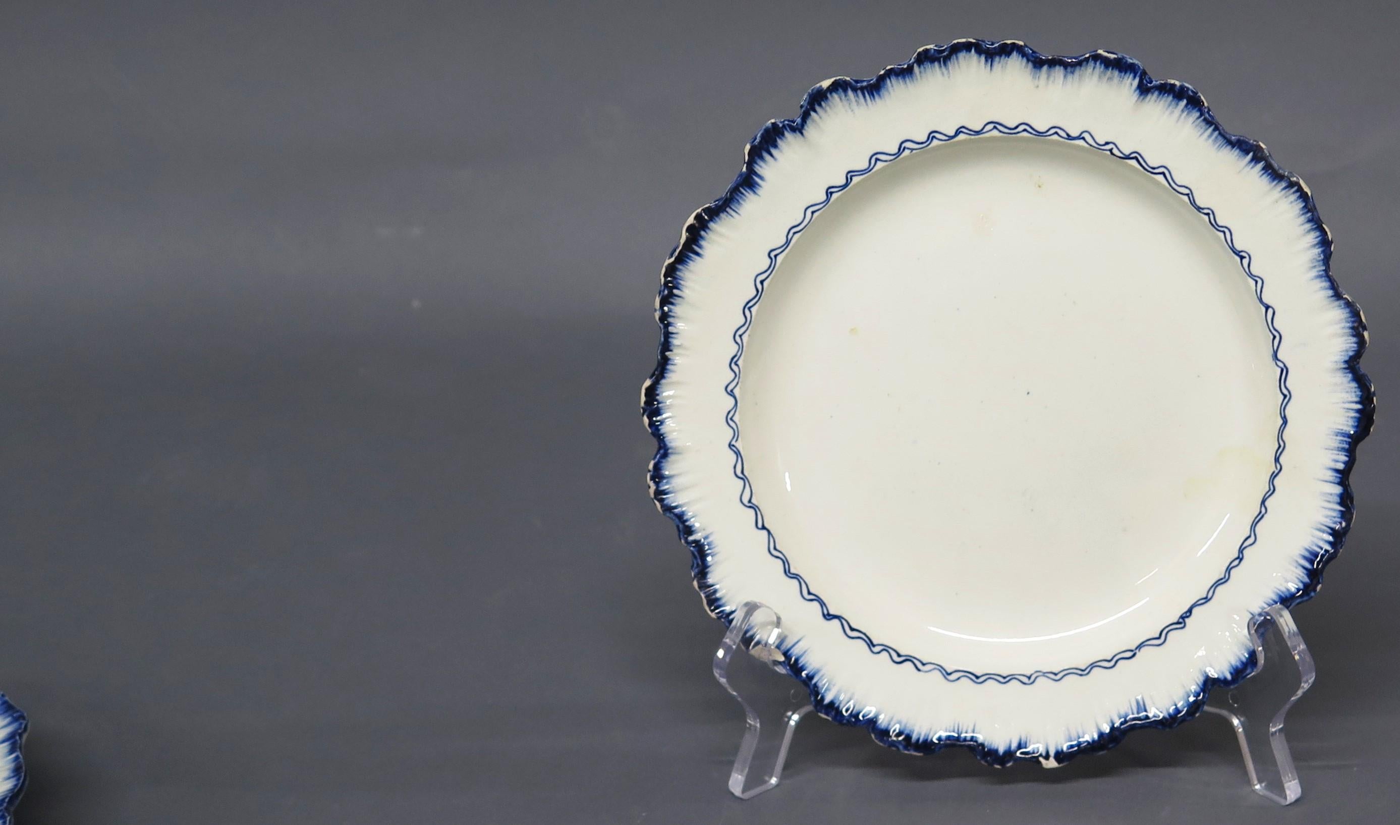 Group of Wedgwood Feather Edge Creamware / Pearlware For Sale 2