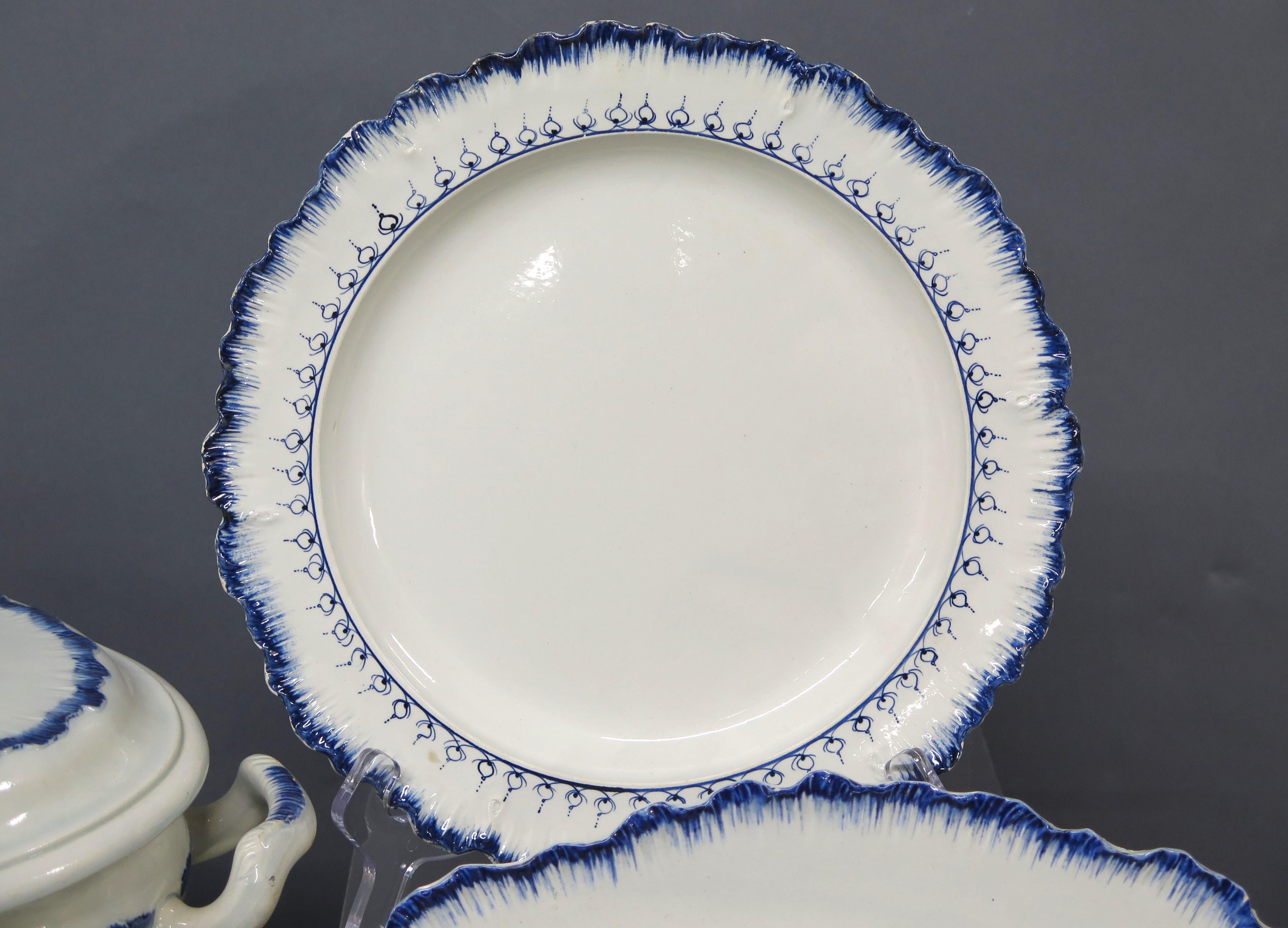 Group of Wedgwood Feather Edge Creamware / Pearlware For Sale 3