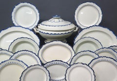 Group of Wedgwood Feather Edge Creamware / Pearlware