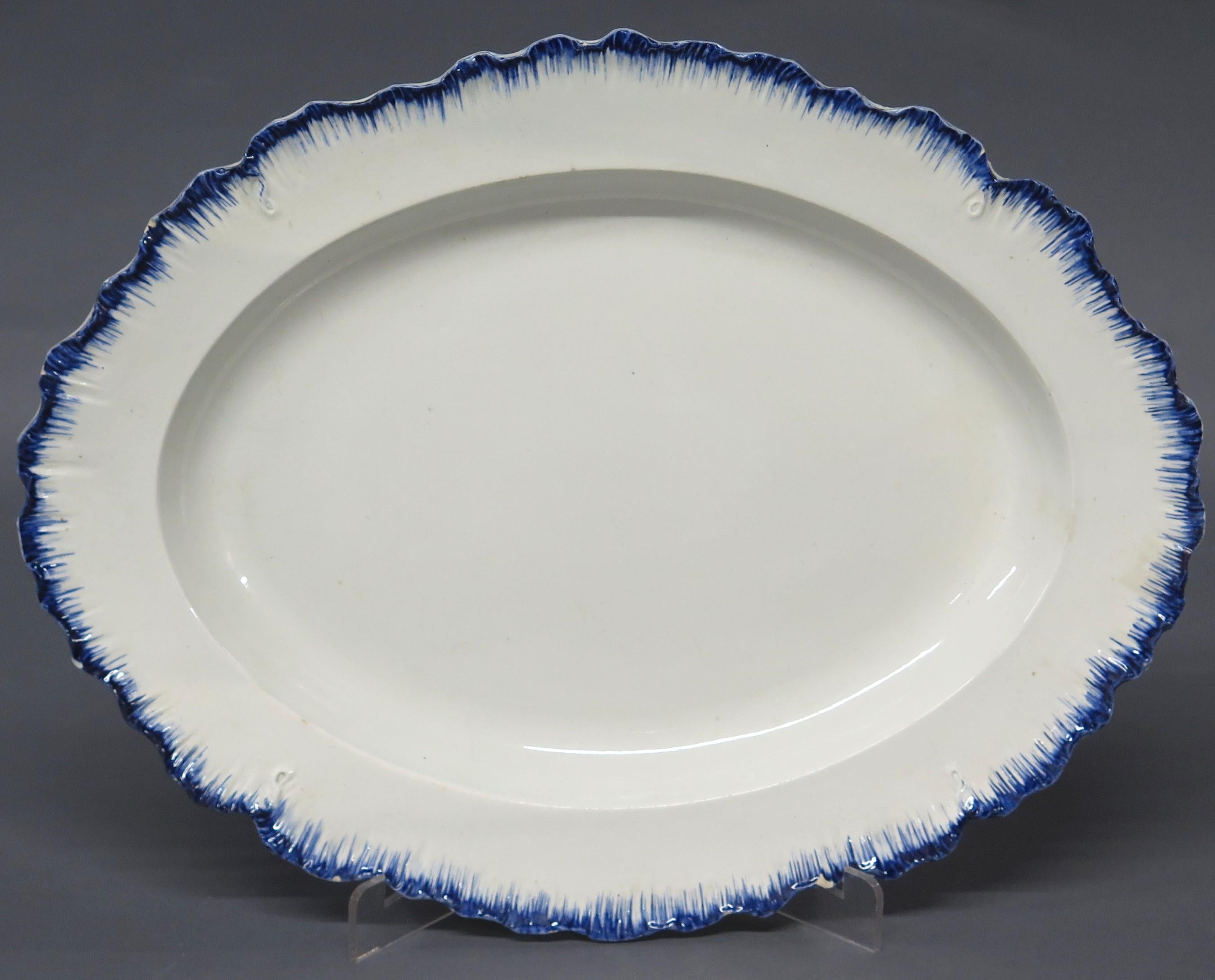 18th Century Group of Wedgwood Feather Edge Creamware / Pearlware For Sale
