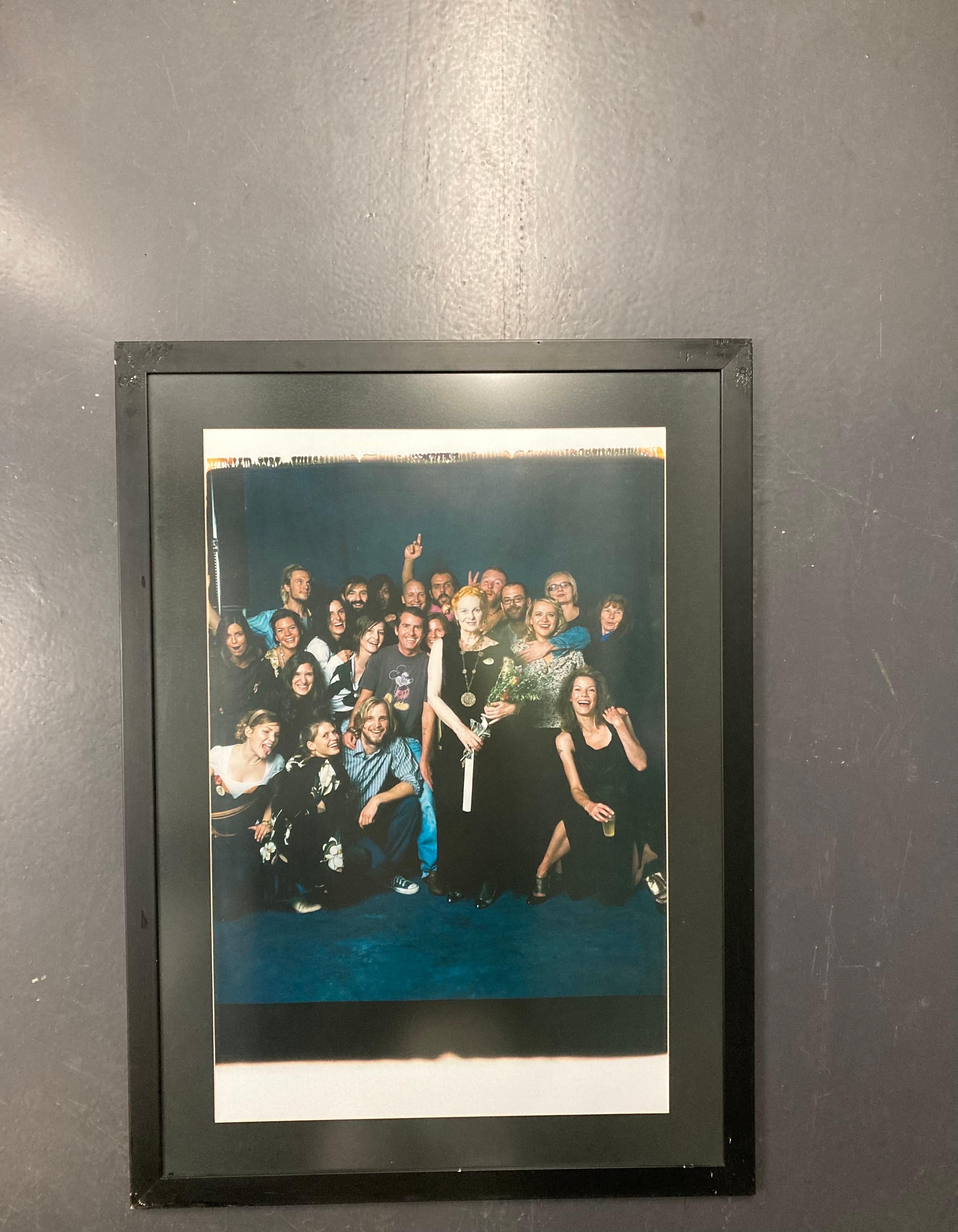 British Group photograph for Vivienne Westwood Large Format Polaroid Photo, 2008 For Sale