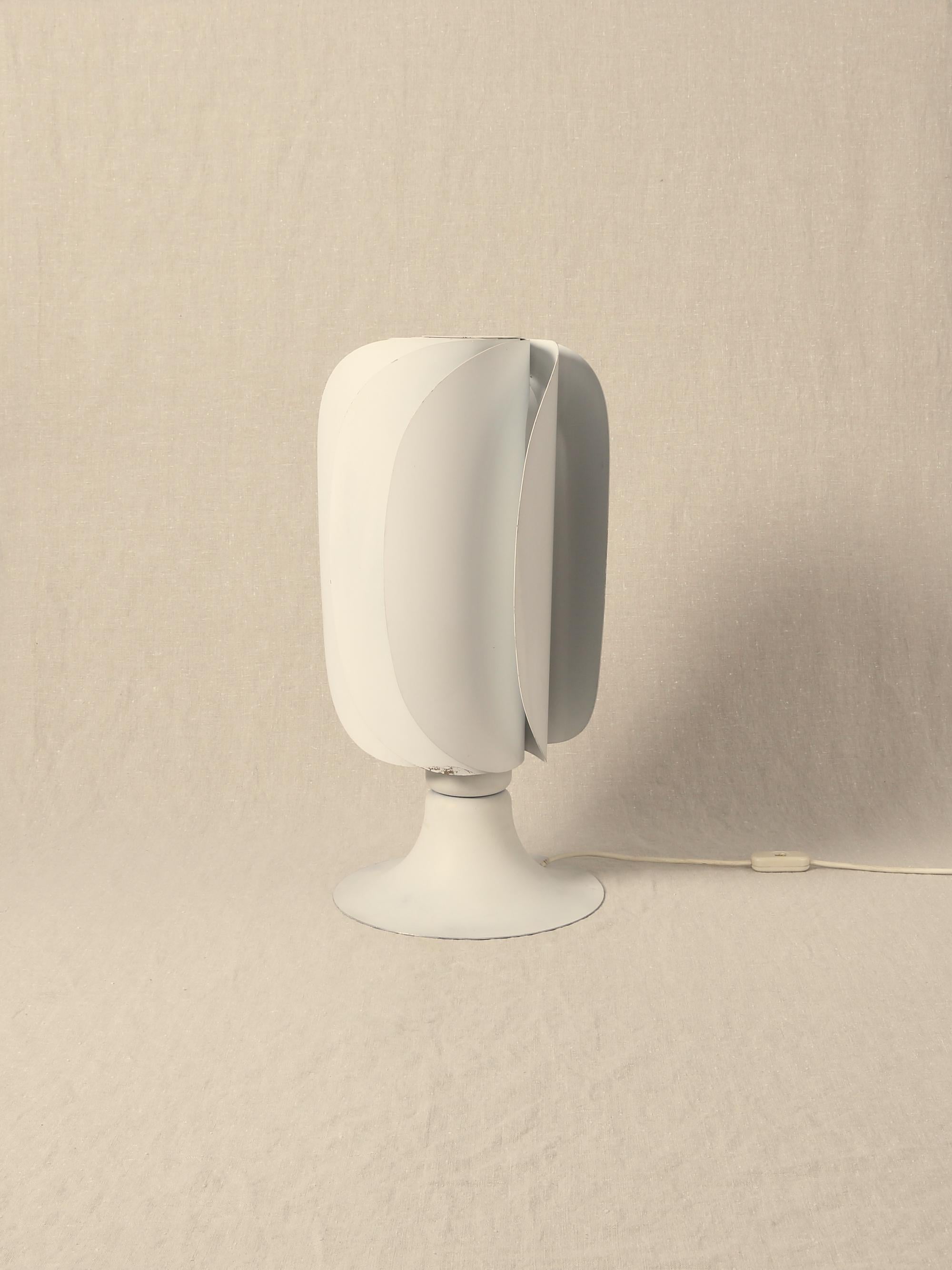 Ère de la machine Groupe S.A. Lampe de table française, rare