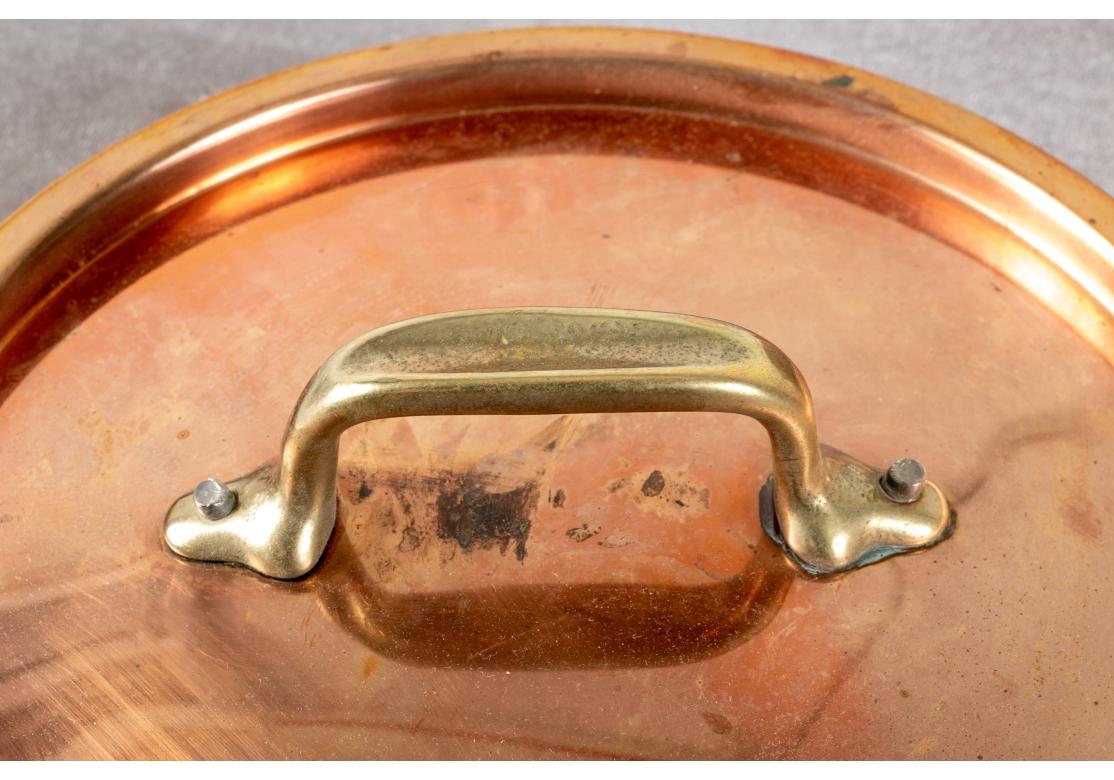 Grupo Sartenes y Salseras de Cobre Vintage en venta 3