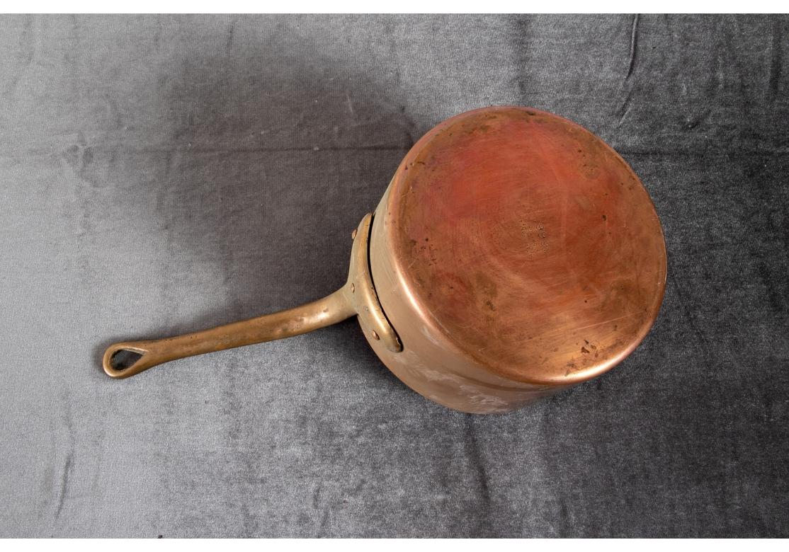 Grupo Sartenes y Salseras de Cobre Vintage en venta 5