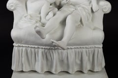 Groupe en Biscuit "le Nid" d'après Aristide Croisy